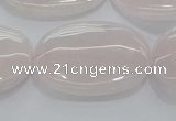 CRQ236 15.5 inches 18*25mm oval rose quartz beads wholesale