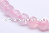 CRQ27 15.5 inches 8mm round natural rose quartz beads Wholesale