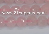 CRQ290 15.5 inches 8mm faceted round rose quartz gemstone beads