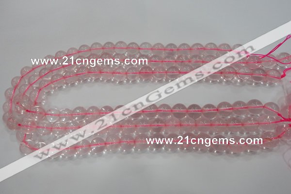 CRQ310 15.5 inches 10mm round natural rose quartz beads