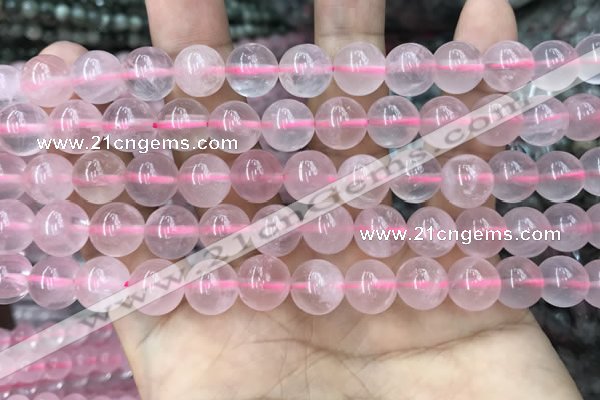 CRQ418 15.5 inches 10mm round rose quartz beads wholesale