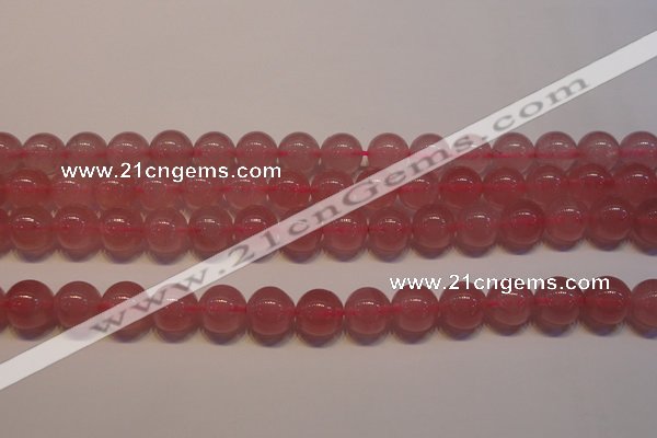 CRQ462 15.5 inche 8mm round AA grade Madagascar rose quartz beads