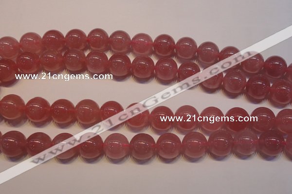 CRQ464 15.5 inche 12mm round AA grade Madagascar rose quartz beads