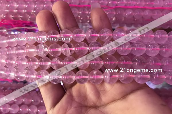 CRQ472 15.5 inches 10mm round rose quartz gemstone beads