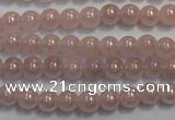 CRQ501 15.5 inches 6mm round AB-color rose quartz beads