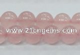 CRQ53 15.5 inches 12mm round natural rose quartz beads wholesale