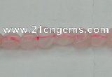 CRQ630 15.5 inches 8*8mm heart rose quartz beads wholesale