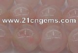 CRQ674 15.5 inches 14mm round rose quartz beads wholesale