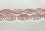 CRQ759 15.5 inches 25*40mm oval rose quartz beads