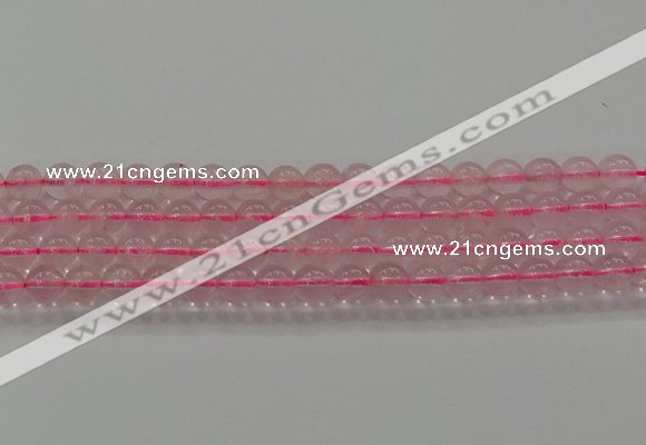 CRQ850 15.5 inches 6mm round natural rose quartz gemstone beads