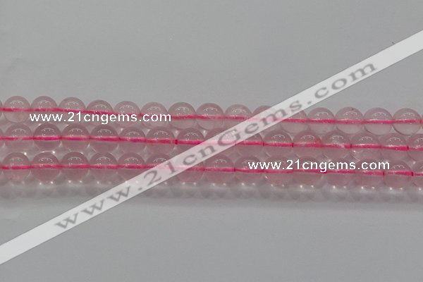 CRQ851 15.5 inches 8mm round natural rose quartz gemstone beads