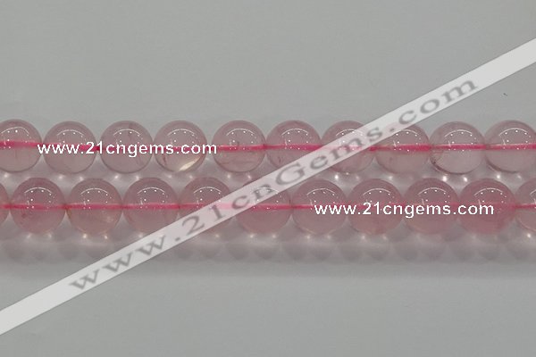 CRQ858 15.5 inches 12mm round natural rose quartz gemstone beads