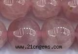 CRQ894 15 inches 12mm round Madagascar rose quartz beads