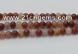 CRS01 15.5 inches 4mm round rainbow stone beads wholesale