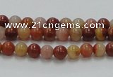 CRS02 15.5 inches 6mm round rainbow stone beads wholesale