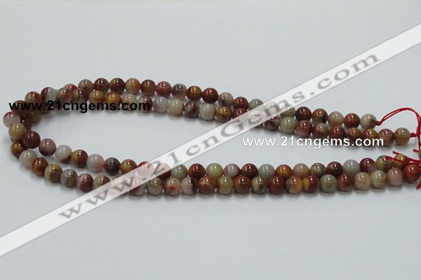 CRS03 15.5 inches 8mm round rainbow stone beads wholesale