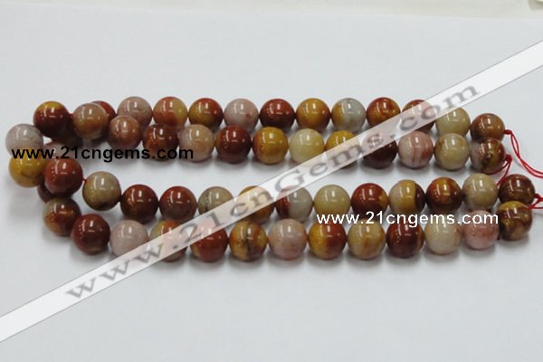 CRS05 15.5 inches 14mm round rainbow stone beads wholesale