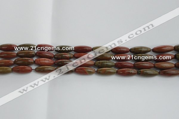 CRS100 15.5 inches 8*20mm rice rainbow jasper stone beads