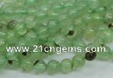 CRU100 15.5 inches 6mm round green rutilated quartz beads wholesale