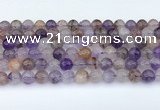 CRU1013 15.5 inches 8mm round mixed rutilated quartz beads