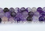 CRU1016 15.5 inches 14mm round mixed rutilated quartz beads