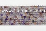 CRU1017 15.5 inches 4mm round mixed rutilated quartz beads