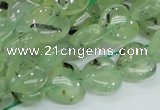 CRU107 15.5 inches 12*12mm heart green rutilated quartz beads