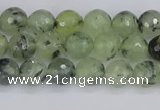 CRU801 15.5 inches 6mm faceted round prehnite gemstone beads