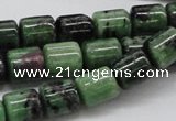 CRZ09 15.5 inches 10*12mm column ruby zoisite gemstone beads Wholesale