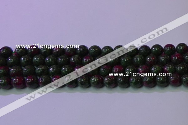 CRZ1110 15.5 inches 4mm round imitation ruby zoisite beads wholesale