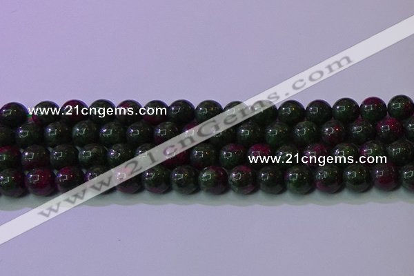 CRZ1111 15.5 inches 6mm round imitation ruby zoisite beads wholesale