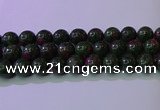 CRZ1113 15.5 inches 10mm round imitation ruby zoisite beads wholesale