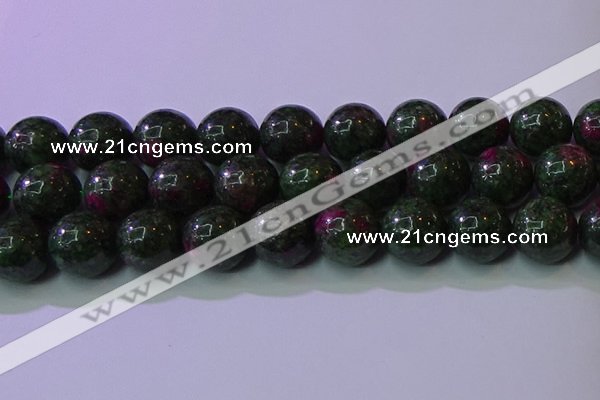 CRZ1113 15.5 inches 10mm round imitation ruby zoisite beads wholesale