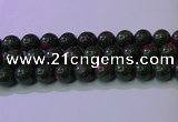 CRZ1114 15.5 inches 12mm round imitation ruby zoisite beads wholesale