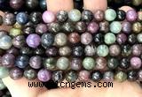 CRZ1212 15 inches 8mm round ruby sapphire beads wholesale