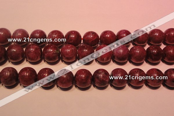 CRZ403 15.5 inches 10mm round natural ruby gemstone beads