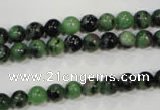 CRZ451 15.5 inches 6mm round ruby zoisite gemstone beads