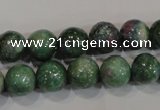 CRZ603 15.5 inches 10mm round New ruby zoisite gemstone beads
