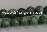 CRZ603 15.5 inches 10mm round New ruby zoisite gemstone beads