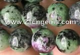 CRZ773 15.5 inches 10mm round ruby zoisite beads wholesale