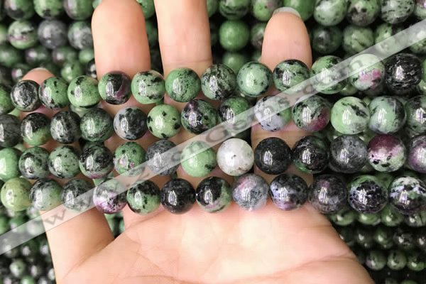 CRZ773 15.5 inches 10mm round ruby zoisite beads wholesale