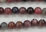 CRZ801 15.5 inches 6mm round natural ruby sapphire beads