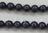 CRZ822 15.5 inches 6mm round natural sapphire gemstone beads