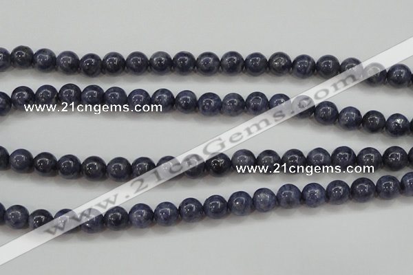 CRZ823 15.5 inches 8mm round natural sapphire gemstone beads