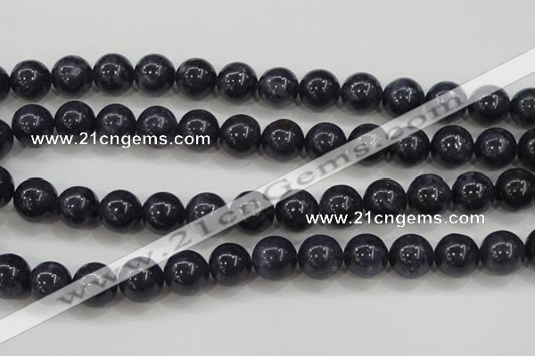 CRZ825 15.5 inches 12mm round natural sapphire gemstone beads