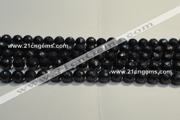 CRZ965 15.5 inches 7mm – 7.8mm faceted round A+ grade sapphire beads