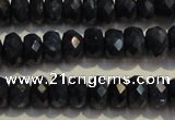 CRZ975 15.5 inches 3*5mm faceted rondelle A grade sapphire beads