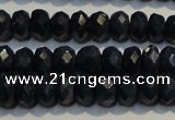 CRZ980 15.5 inches 4*6mm faceted rondelle A+ grade sapphire beads