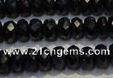 CRZ984 15.5 inches 4*6mm faceted rondelle AA grade sapphire beads