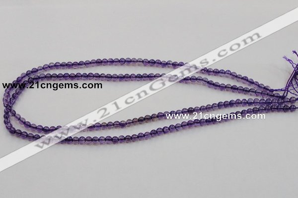 CSA01 15.5 inches 4mm round synthetic amethyst beads wholesale